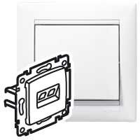 Valena Белый Розетка комп(RJ45) 1-ая 5кат, крепление винт. (без лапок) Legrand