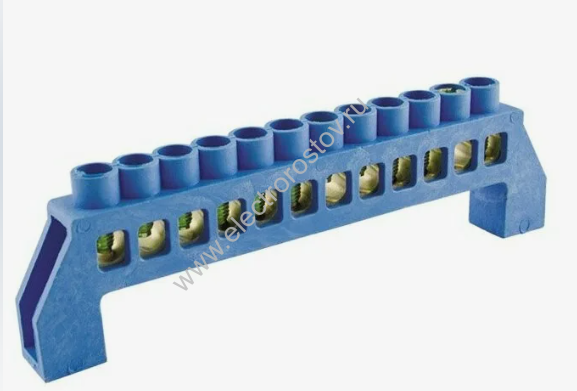 Шина "N" нулевая в изоляторе  6х9мм 12 групп TDM