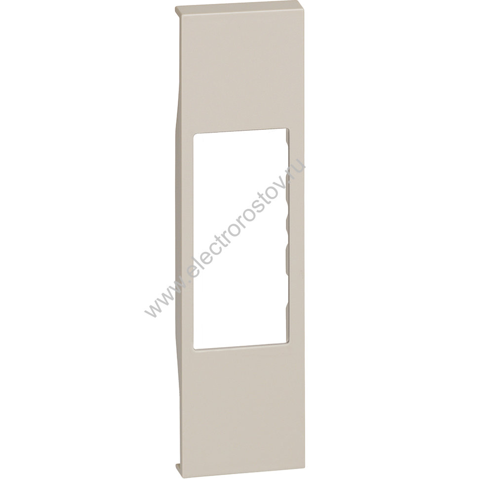 Living now Песочный Лицевая панель для телеф и комп розеток 1 мод Bticino
