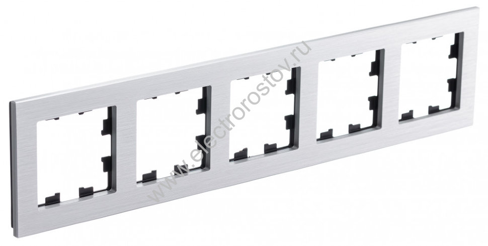 AtlasDesign Nature Металл серебро Рамка 5-ая Schneider Electric