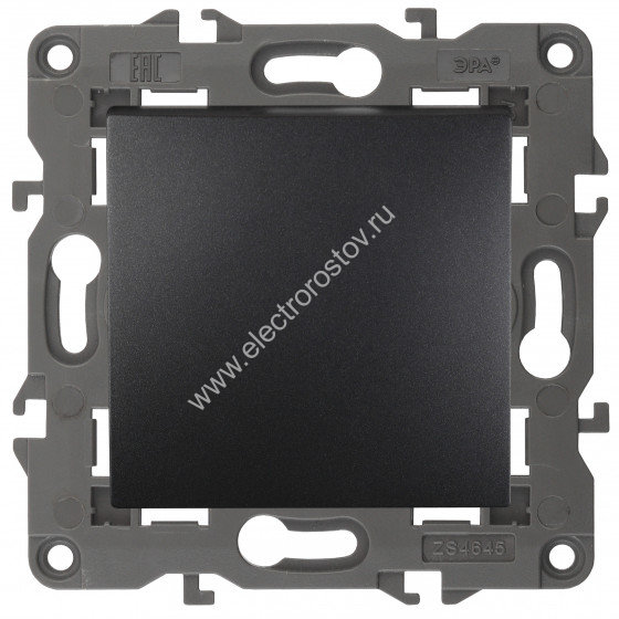 Elegance Антрацит Кнопка ЭРА