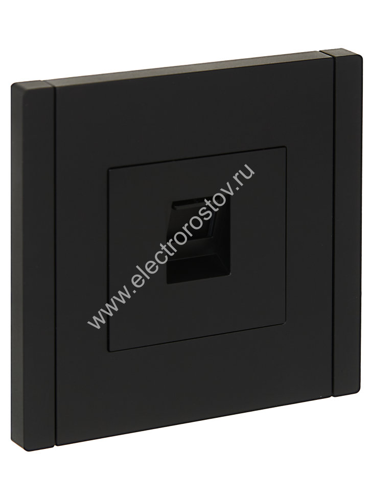 IEK FORTE&PIANO Черный Розетка комп. RJ45 кат.6 FP131