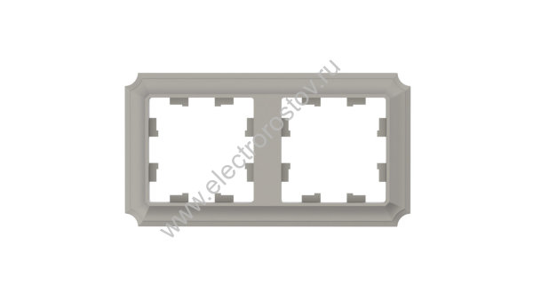 Systeme Electric AtlasDesign Antique Шампань Рамка 2-ая, универсальная