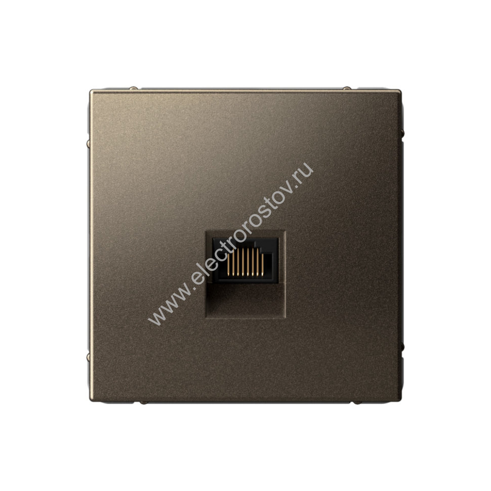 Systeme Electric ArtGallery Мокко Розетка компьютерная RJ45, кат. 5е, механизм