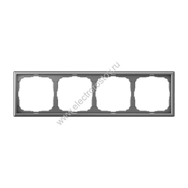Systeme Electric ArtGallery Сталь Рамка 4-ая, универсальная 