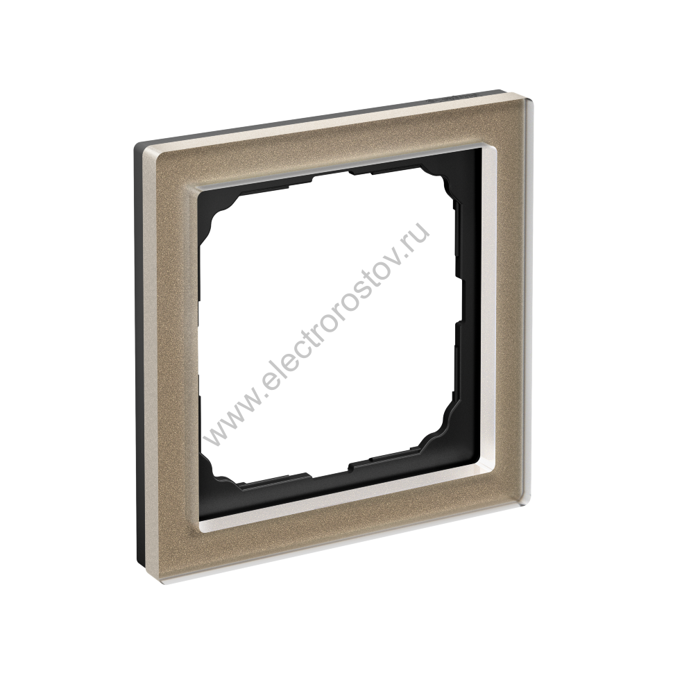 Systeme Electric ArtGallery Pure Органическое стекло Шампань Рамка 1-ая
