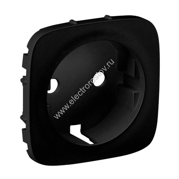 Valena Allure Антрацит Лицевая панель Розетка с/з 1-ая Legrand