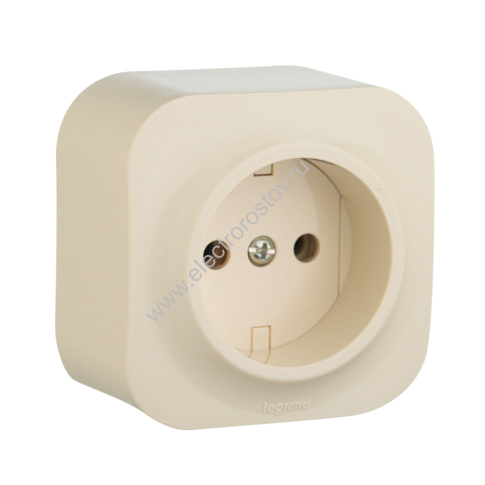 Quteo Крем Розетка 1-я б/з Legrand
