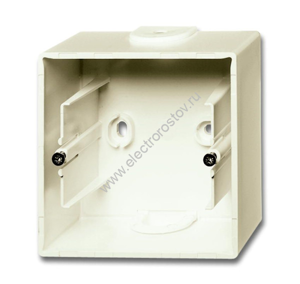 Basic 55 Шале Белый Коробка для открытого монтажа, 1-постовая ABB