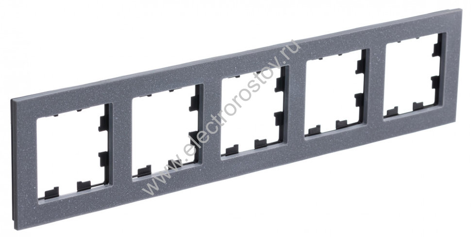 AtlasDesign Nature Мрамор айс грей Рамка 5-ая Schneider Electric