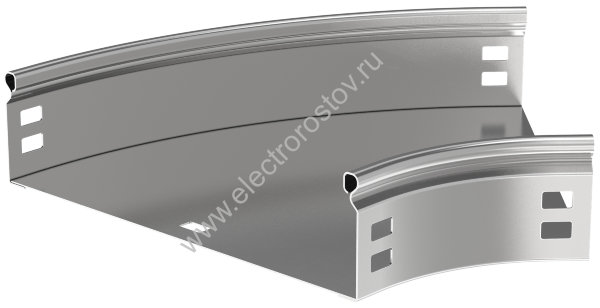 IEK ESCA Поворот плавный 45град тип Г01 ESCA 80х400мм