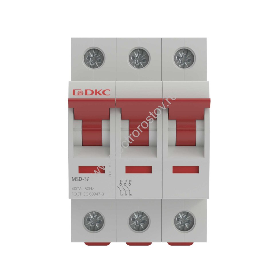 DKC YON max Выключатель нагрузки модульный MSD 3P 80A