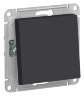 AtlasDesign Aqua Карбон Переключатель 1-клавишный IP44 Schneider Electric