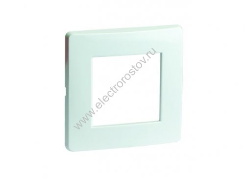 DKC Рамка на 2 модуля (одноместная), белая, RAL9016