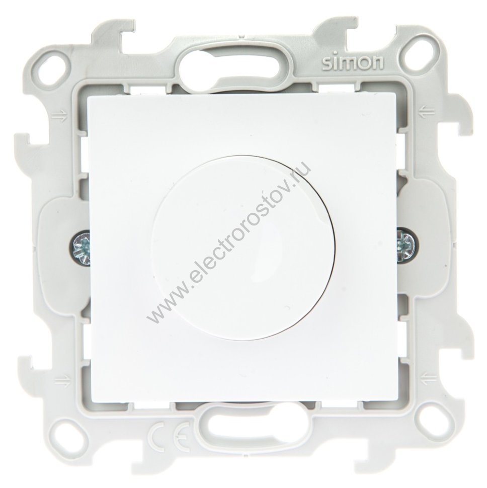 Simon 24 Белый Светорегулятор проходной, 40-450W Simon