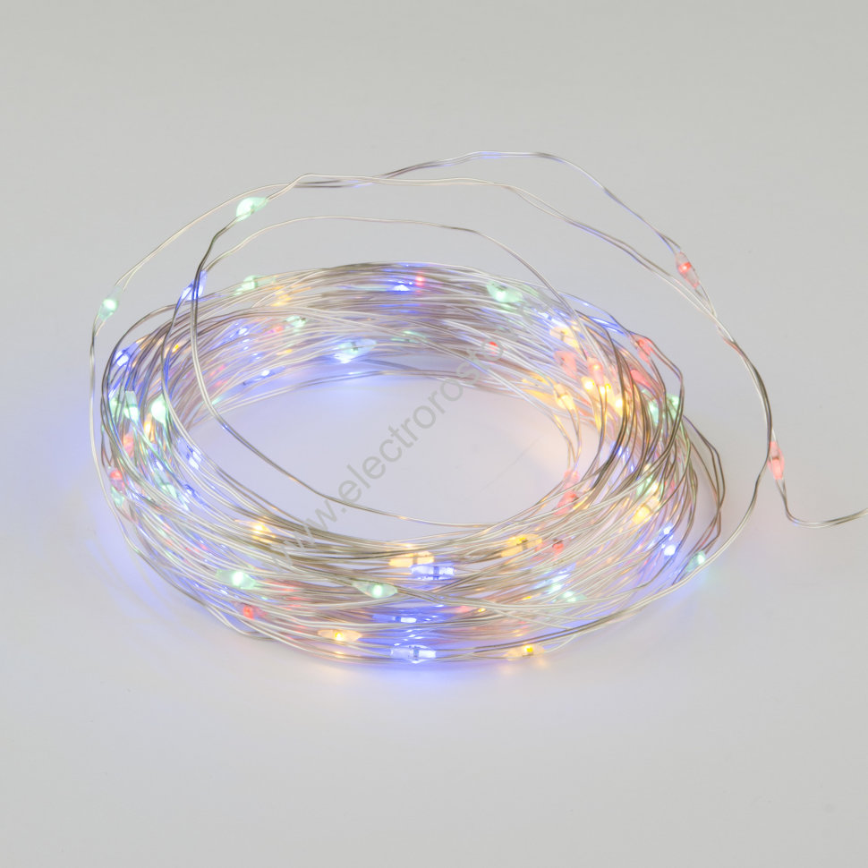 Гирлянда светодиодная на батарейках 3AA, «Роса», 10м. Uniel