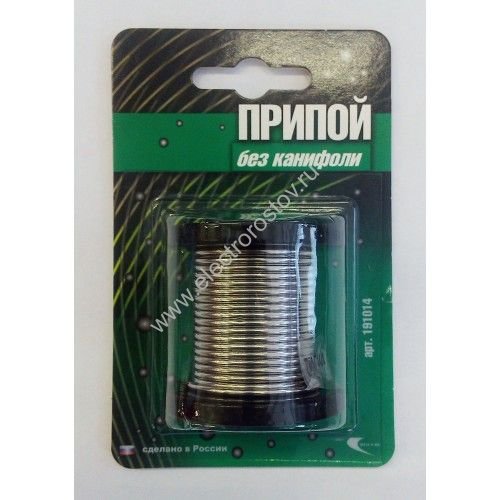 Припой ПОС-61 катушка 2,0мм 100гр БЛИСТЕР