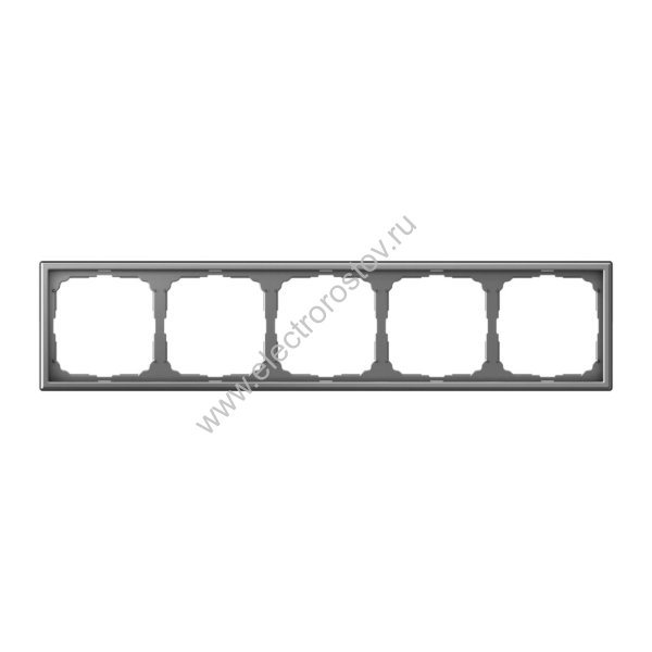 Systeme Electric ArtGallery Сталь Рамка 5-ая, универсальная 