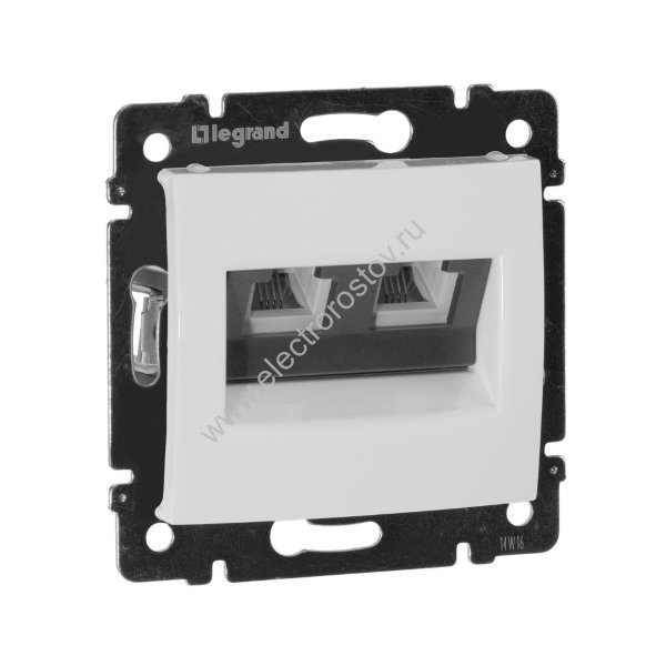Valena Белый Розетка ТЛФ 2-ая Legrand