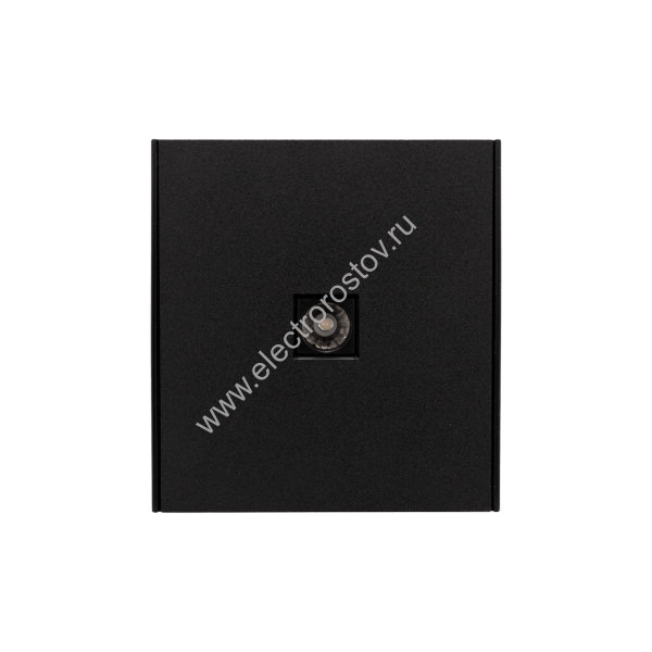 KRANZ STRONG Розетка TV с/у антрацит, с 1-пост. рамкой