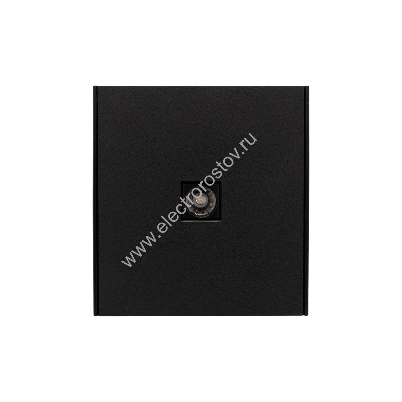 KRANZ STRONG Розетка TV с/у антрацит, с 1-пост. рамкой