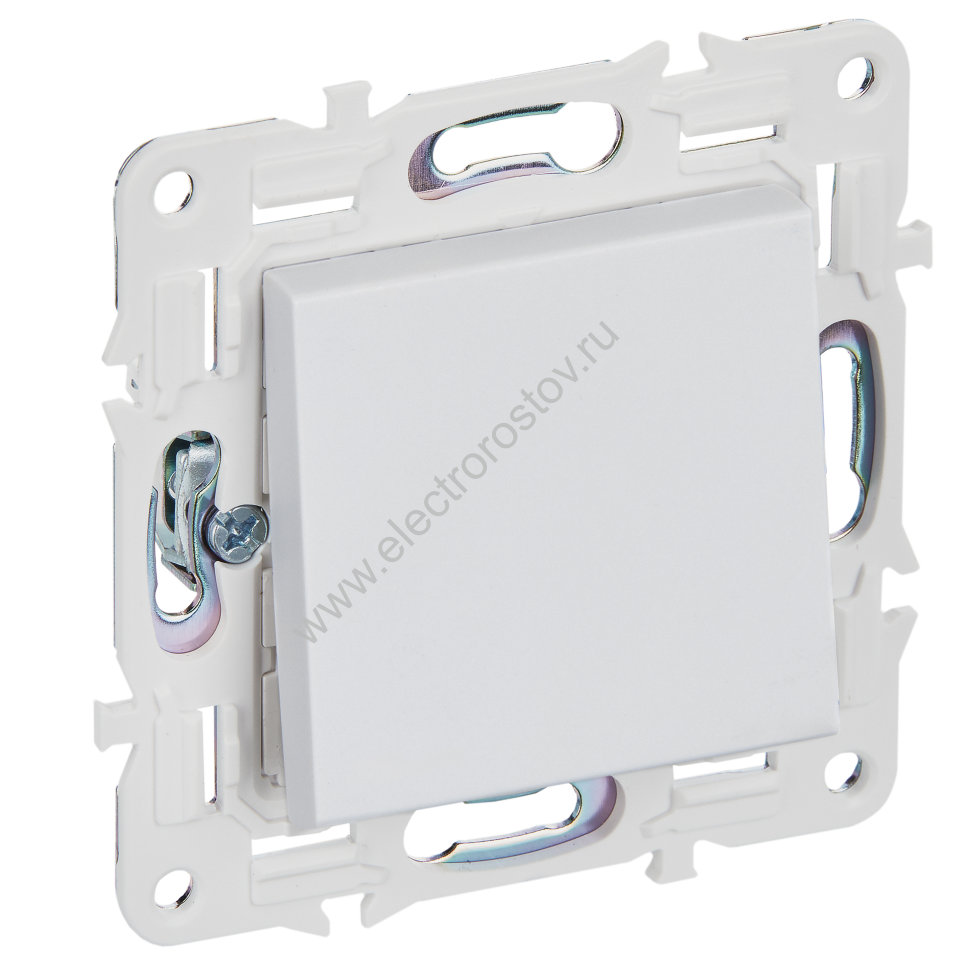 IEK SKANDY Арктический белый Выключатель 1-клавишный перекрестный 10А SK-V03W