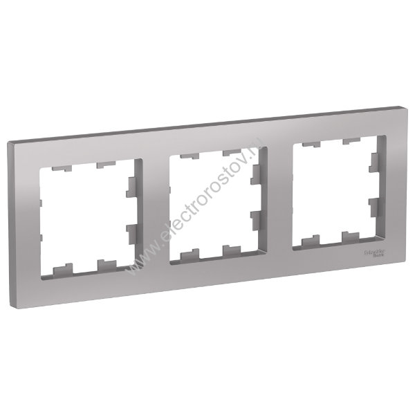 AtlasDesign Алюминий Рамка 3-ая, универсальная Schneider Electric