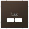 Schneider Electric Merten D-Life Мокко Центральная накладка для USB механизма 2,1А
