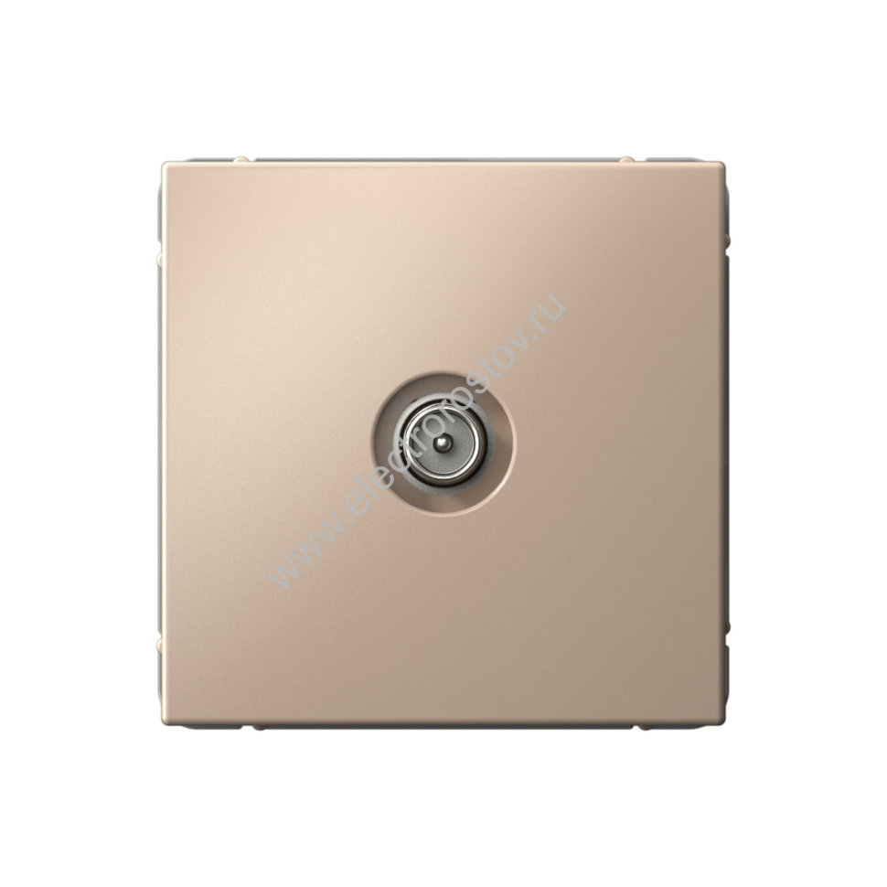 Systeme Electric ArtGallery Песочный TV Розетка оконечная 1DB, механизм