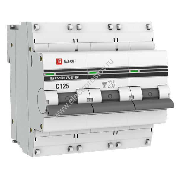 ВА 47-100 Автоматический выключатель 3Р C125 10кА PROxima
