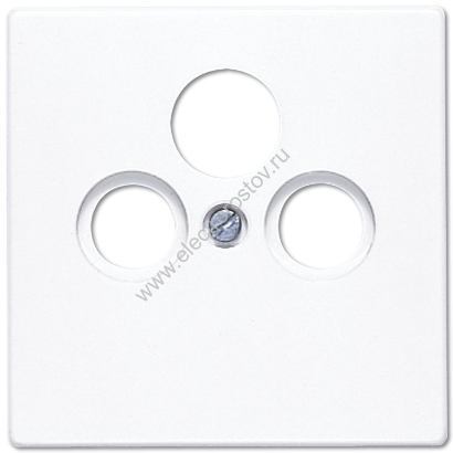 LS 990 Белый глянцевый Накладка TV-FM-SAT JUNG