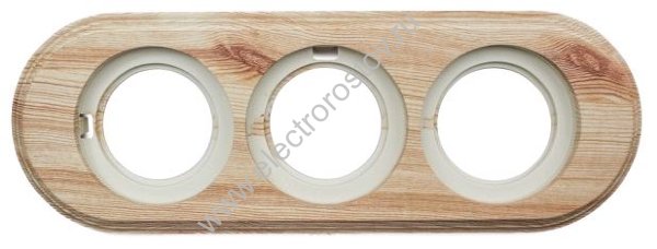 Лизетта Карельская сосна Рамка 3 постовая, пластик Bironi