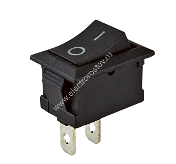 Клавишный переключатель YL-211-05 черный клавиша 2 положения 1з TDM