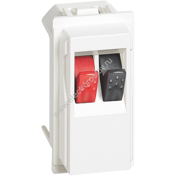 BT Living now Белый Розетка для аудиоколонок стерео 1 мод