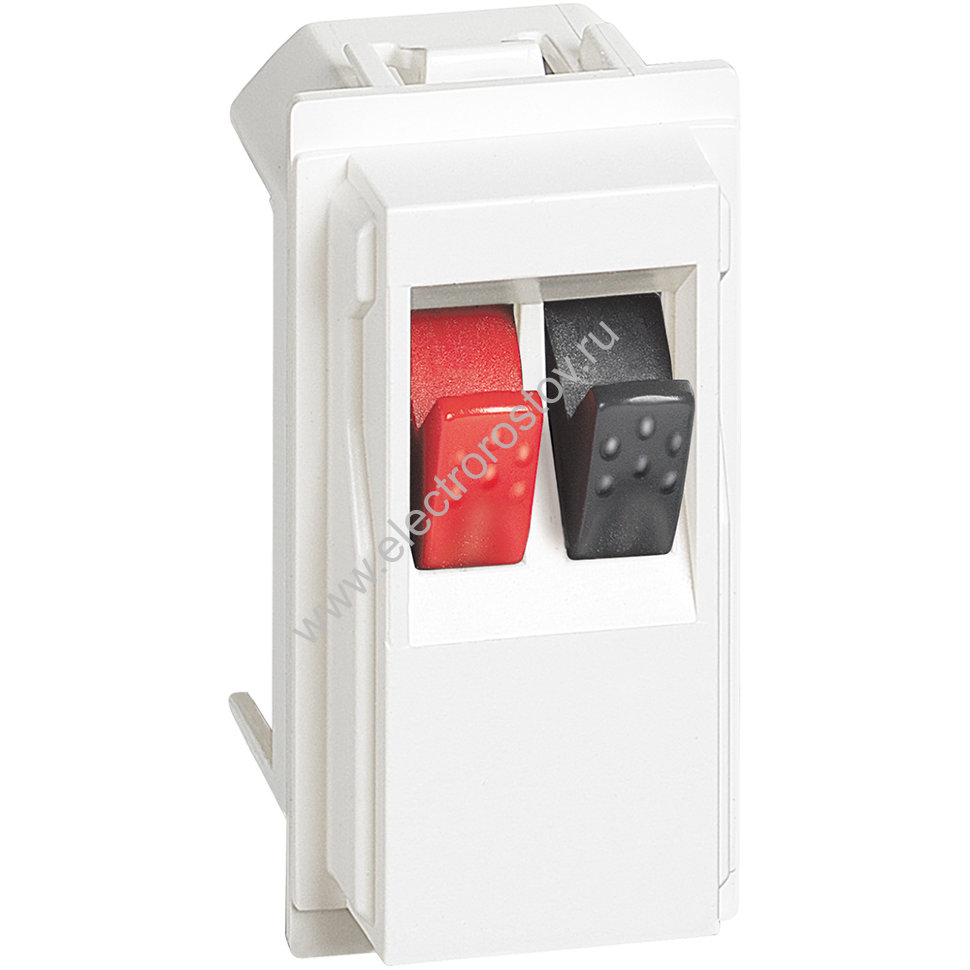 BT Living now Белый Розетка для аудиоколонок стерео 1 мод
