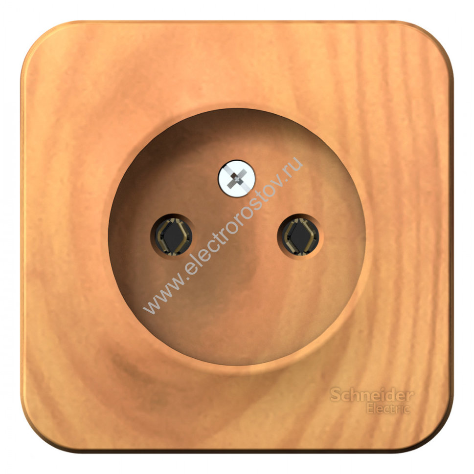 Blanca наруж Ясень Розетка б/з без шторок 16А, 250В, изолир. пластина Schneider Electric