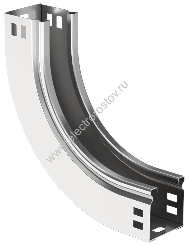 IEK ESCA Поворот плавный 90град тип В10 ESCA 50х50мм