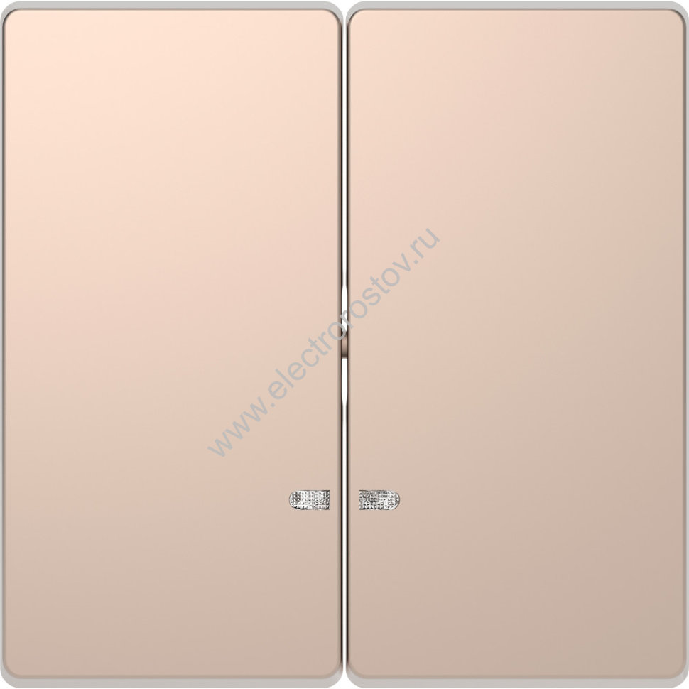 Schneider Electric Merten D-Life Шампань Клавиша 2-ая с линзой для LED модуля