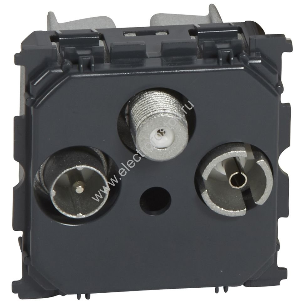 Celiane Мех TV-FM-SAT розетка единственная 2 мод Legrand