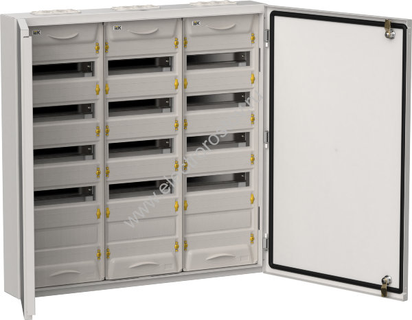 TITAN 5 Корпус мет. ЩРн-180 (3х60) 835х830х140 IP54 сер IEK