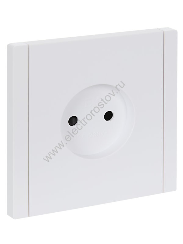IEK FORTE&PIANO Белый Розетка б/з со шт винтовое крепление 10А FP217