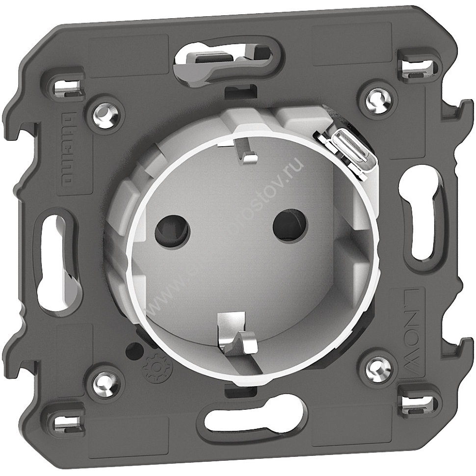 BT Living now Белый Розетка комби немецкого стандарта 2R+З со встр заряд устройством USB C ~250В 16А