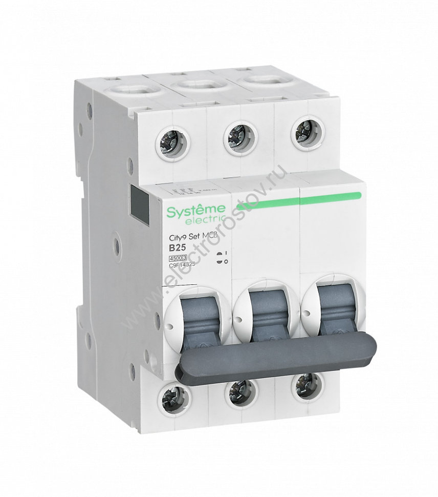 City9 Автоматический выключатель 4.5кА 3P B25 Systeme Electric