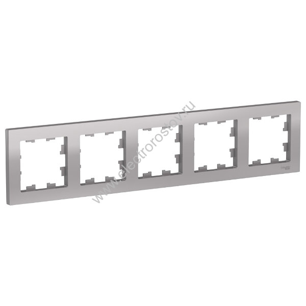 AtlasDesign Алюминий Рамка 5-ая, универсальная Schneider Electric