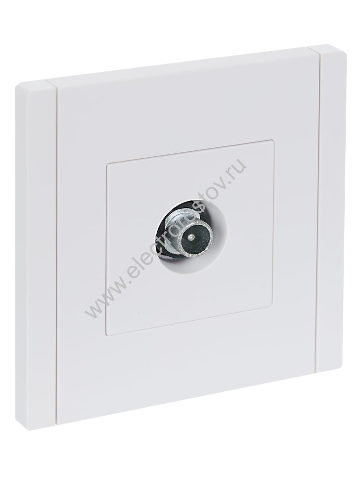 IEK FORTE&PIANO Белый Розетка TV проходная FP229