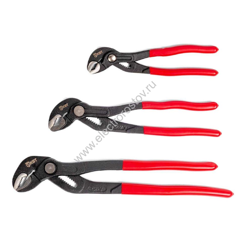 КВТ Набор переставных клещей НПК-03 "Практик"