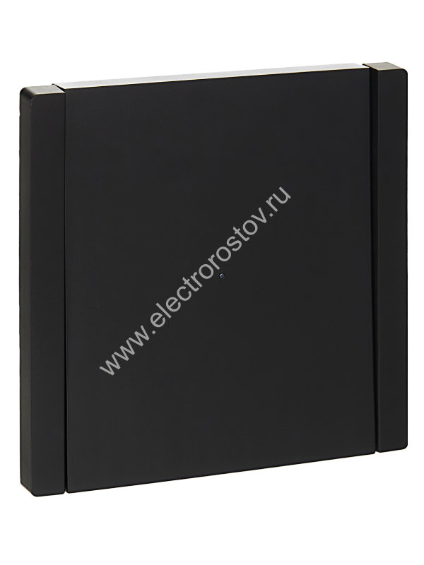 IEK FORTE&PIANO Черный Выключатель 1-кл проходной с индикатором 10А FP104