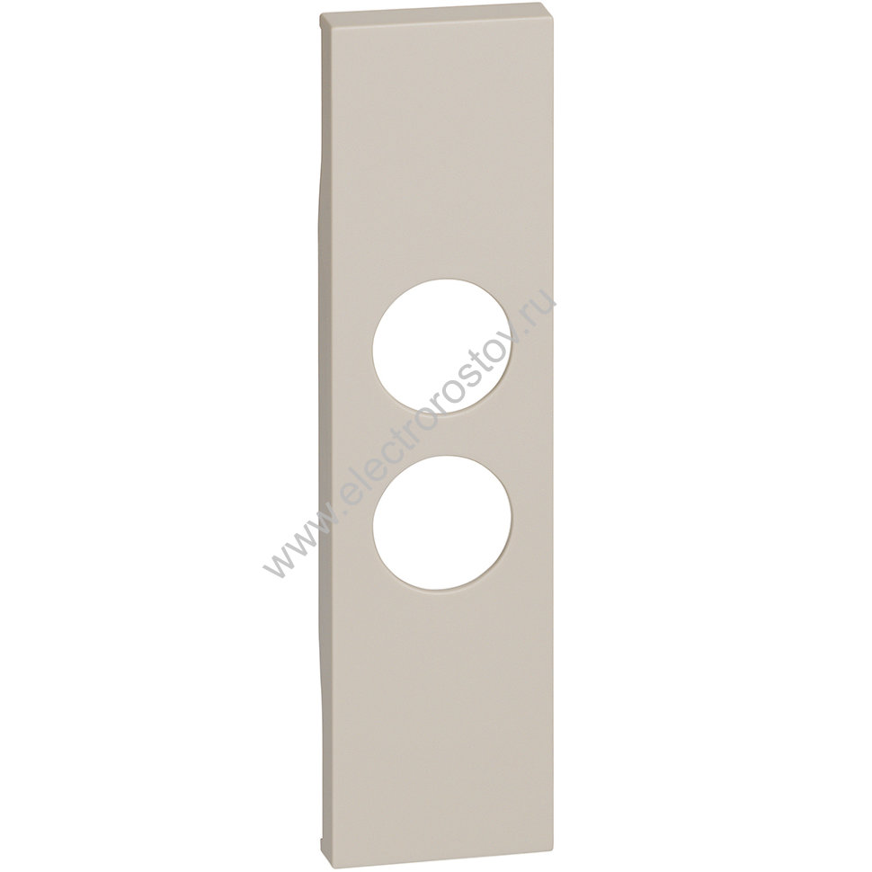 BT Living now Песочный Лицевая панель для TV розеток с 2 отверстиями 1 мод