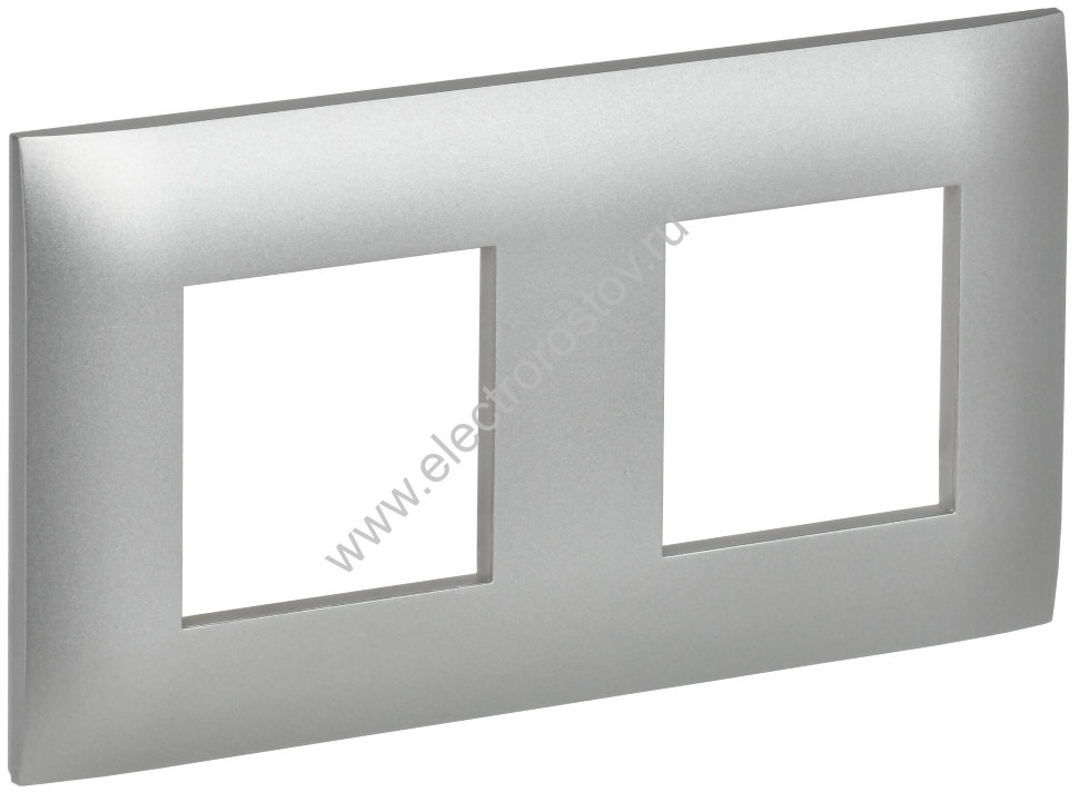 IEK SKANDY Серебряный Рамка 2-ая SK-F02S