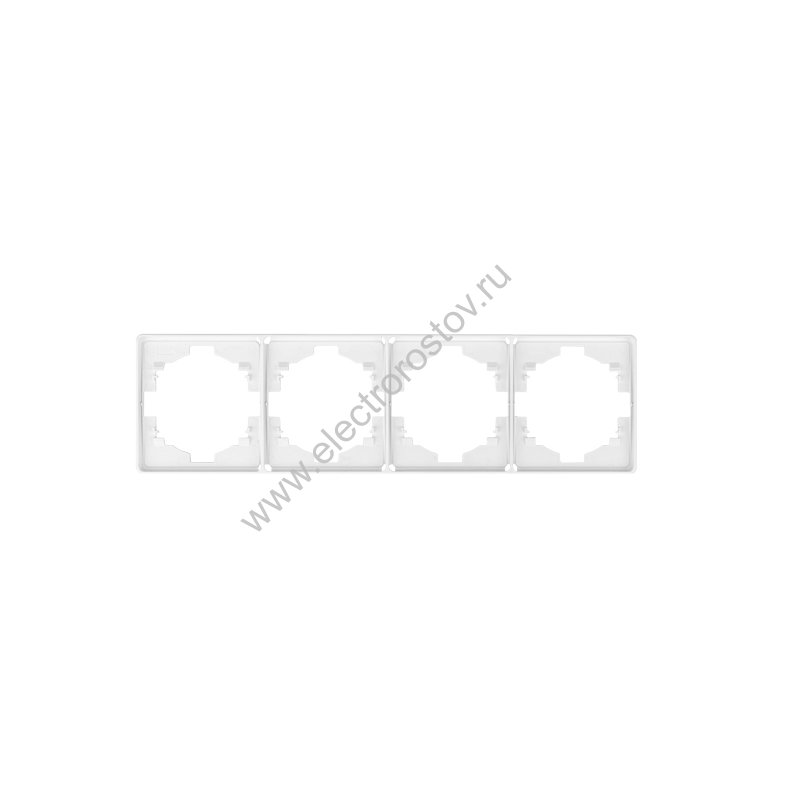 KRANZ ROUND Рамка 4-постовая перламутр